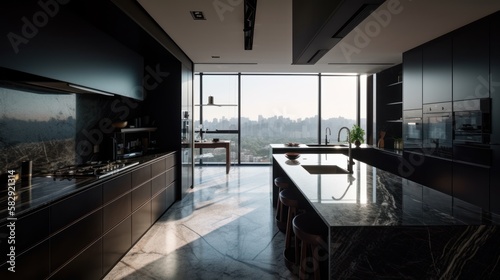 The Art of Brazilian Design  Luxury Apartments with Modern Kitchens  GENERATIVE AI