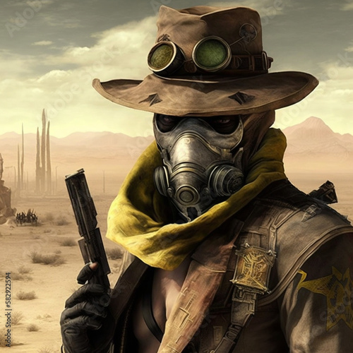 Obraz na płótnie Fallout New vegas Courier