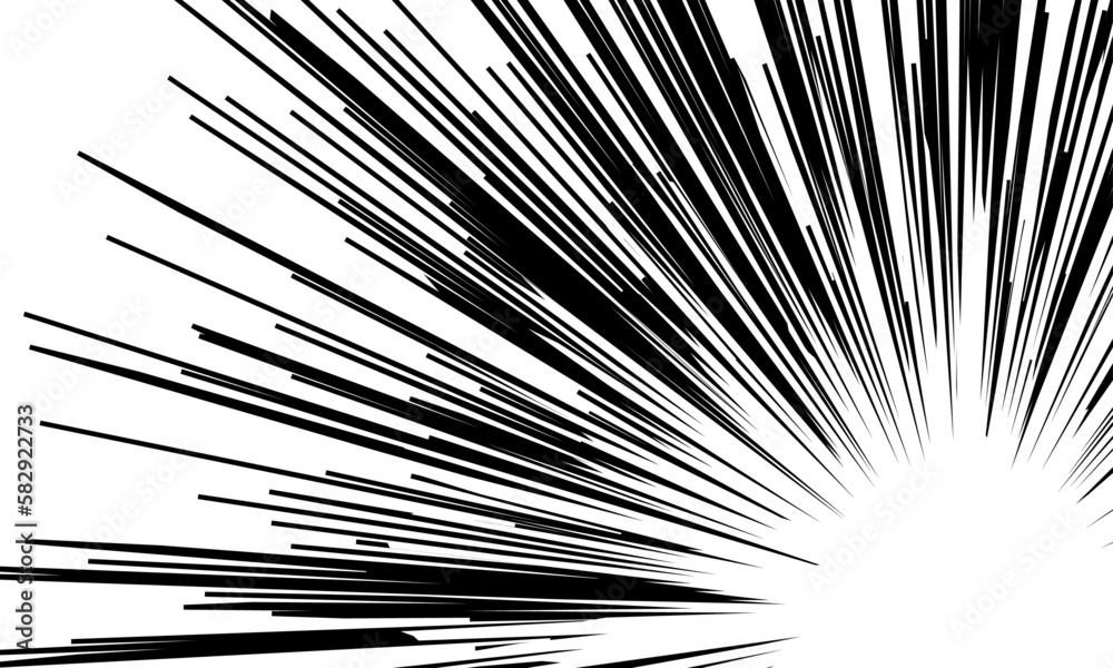 Obraz premium 効果線46