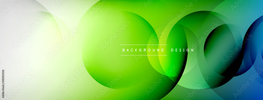 Light geometric abstract background with lines, circles Light geometric abstract background with lines, circles