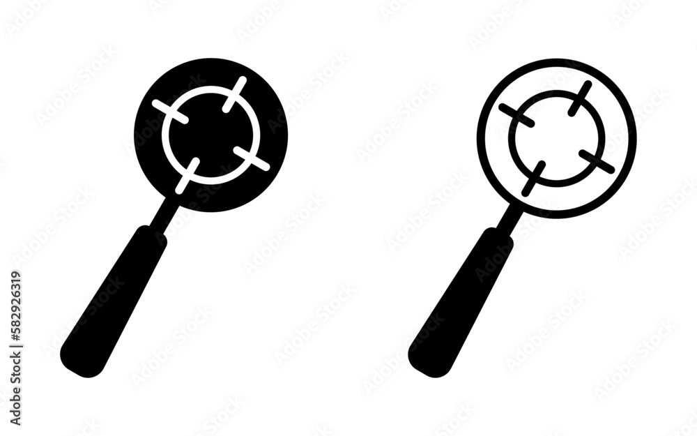 Search vector icons set Search vector icons set