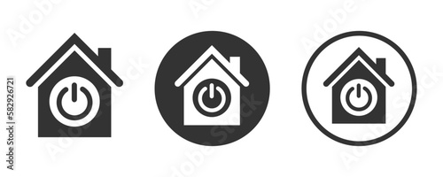 Smart home graphic vector icons collection