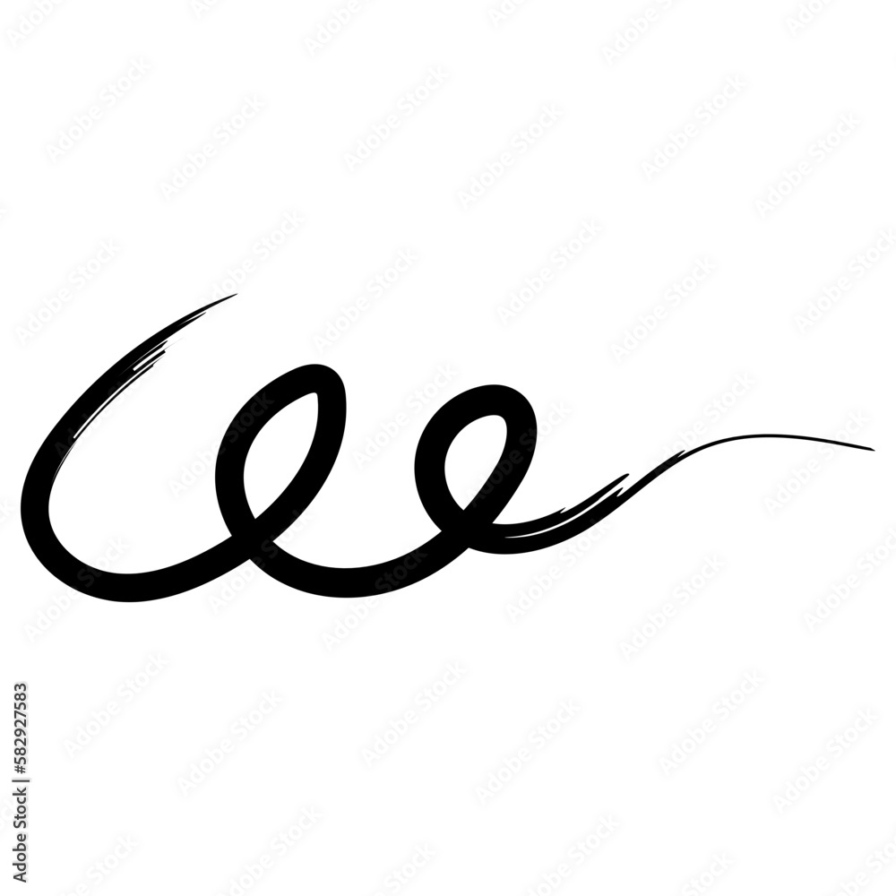 Abstract Line Brush Shapes Abstract Line Brush Shapes