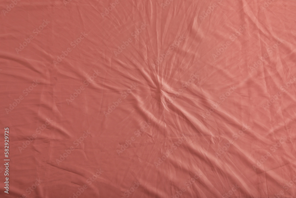 custom made wallpaper toronto digitalCrumpled coral fabric as background, top view