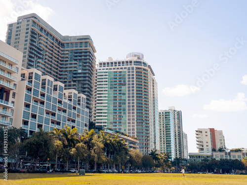 downtown city midtown miami Florida views urban  photo