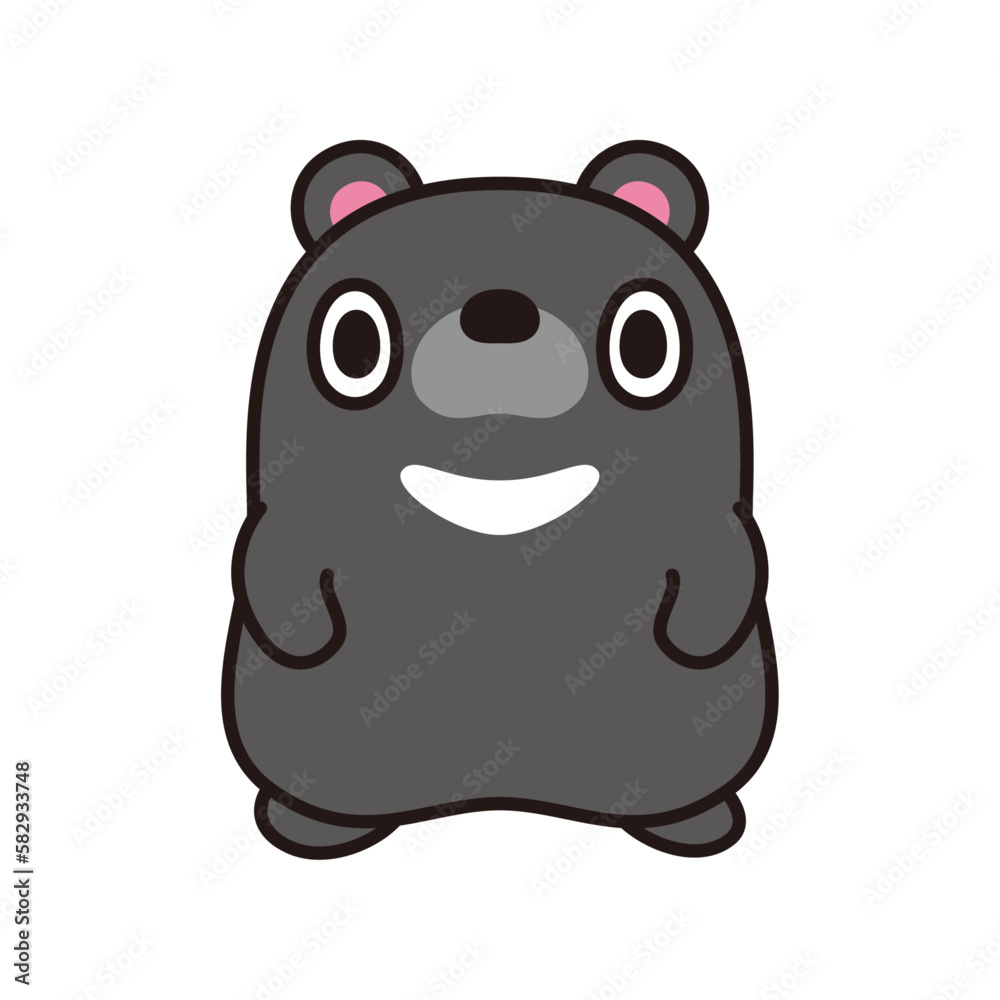 Fototapeta premium くま イラスト ゆるキャラ