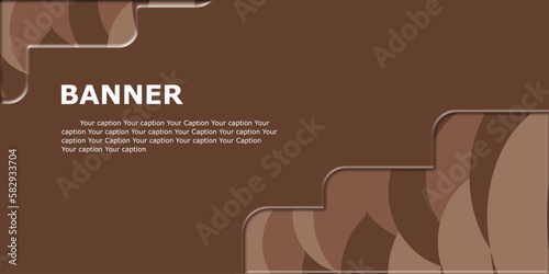 Moderm abstarack banner vector design