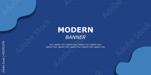 Moderm abstarack banner vector design