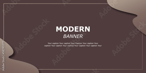 Moderm abstarack banner vector design