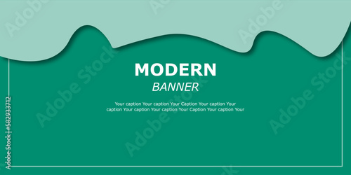 Moderm abstarack banner vector design