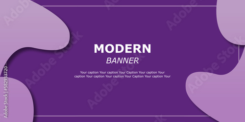Moderm abstarack banner vector design