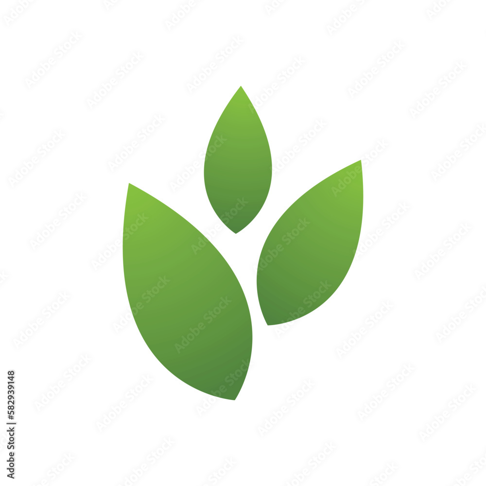 Green leaf logo Green leaf logo