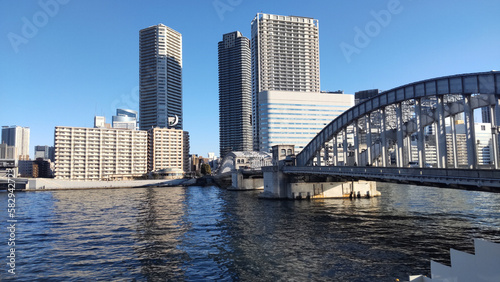 city harbour bridge - kachidoki bridge / 東京 勝鬨橋付近の街並み風景 © the last orangutan
