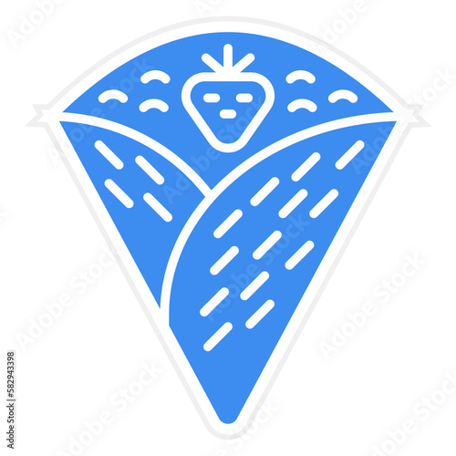 Vector Design Crepe Icon Style