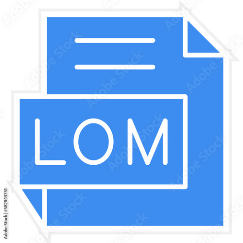Vector Design LOM Icon Style