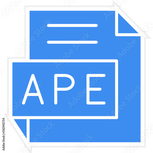 Vector Design APE Icon Style