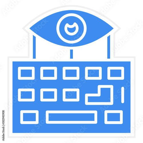 Vector Design Keylogger Icon Style