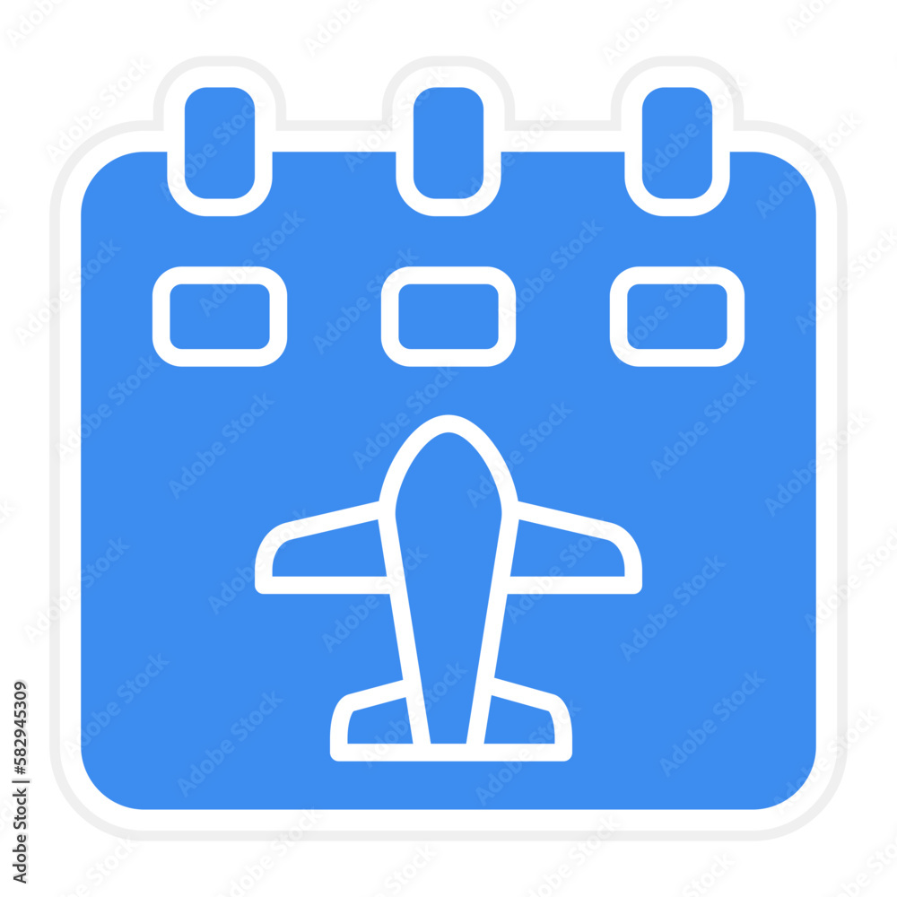 Vector Design Flight Schedule Icon Style Vector Design Flight Schedule Icon Style