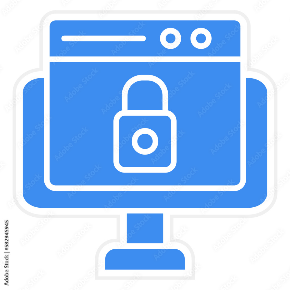Vector Design Security System Icon Style Vector Design Security System Icon Style