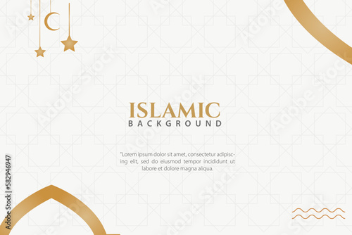 Background Ramadhan Kareem Islamic pattern presentation of modern