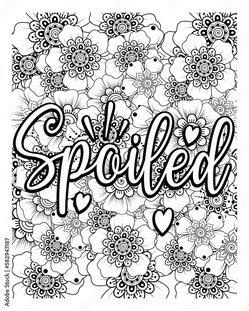 holiday quotes coloring page.
