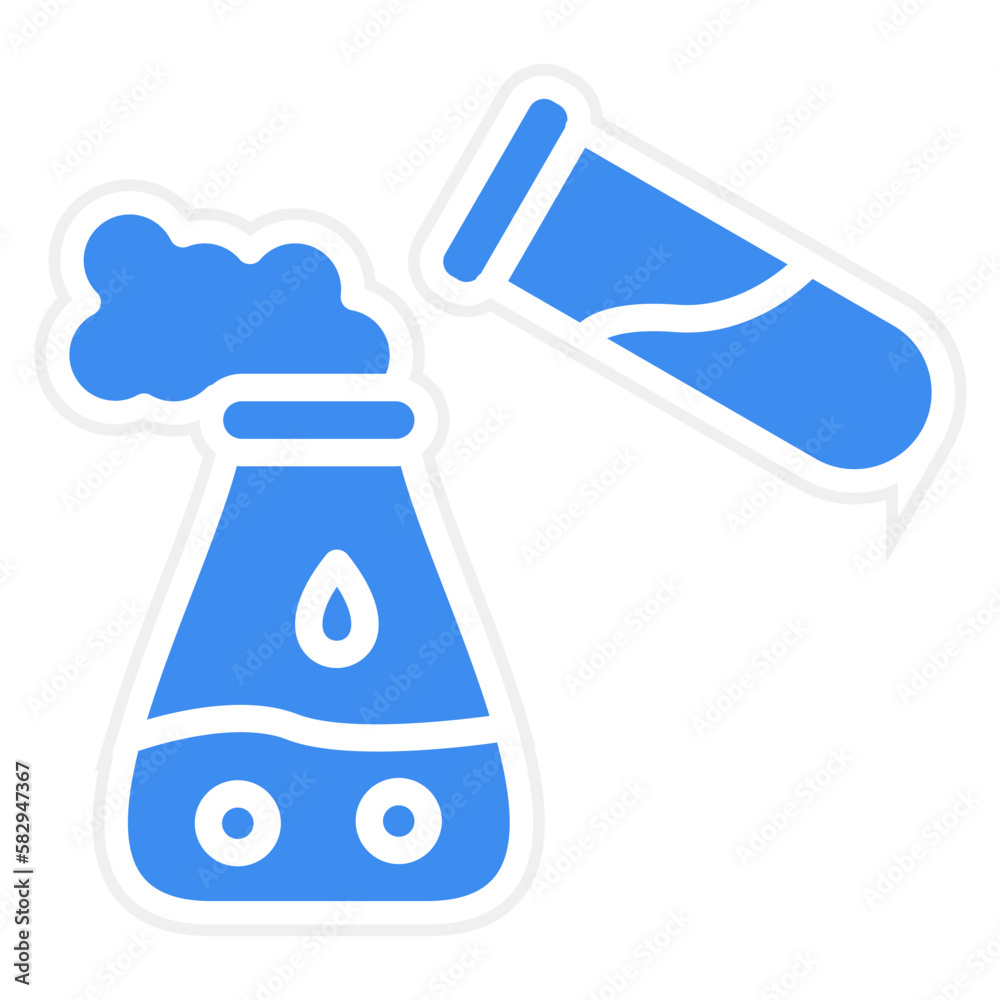 Vector Design Chemical Reaction Icon Style Vector Design Chemical Reaction Icon Style