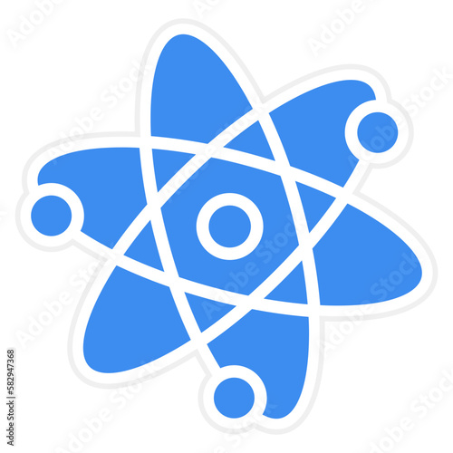 Vector Design Atom Icon Style