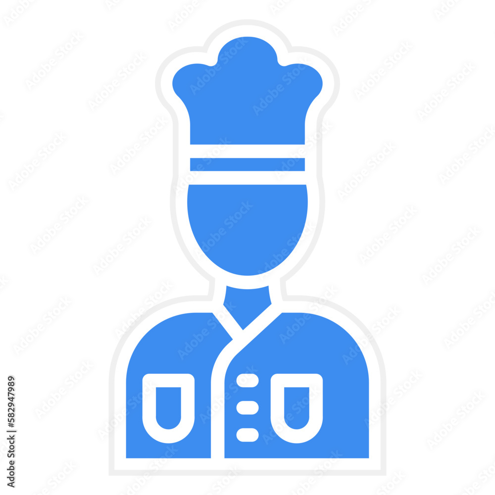 Fototapeta premium Vector Design Chef Icon Style