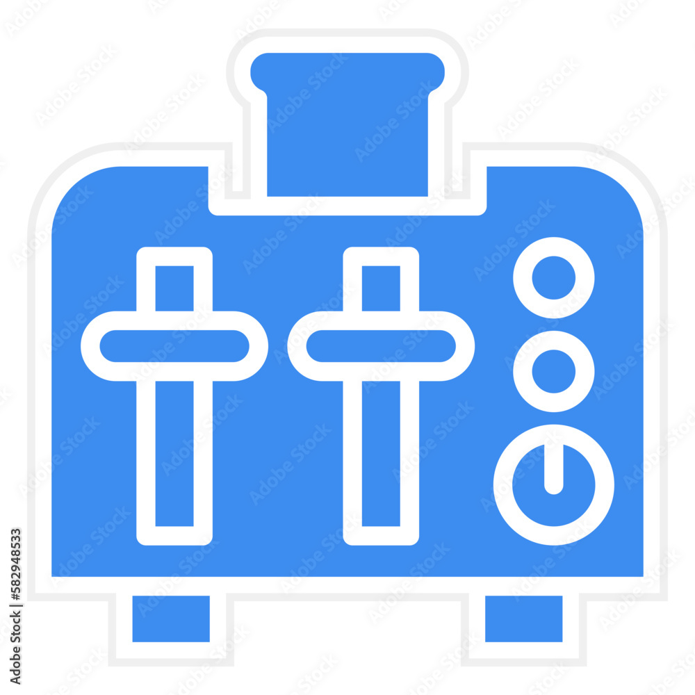 Vector Design Toaster Icon Style Vector Design Toaster Icon Style
