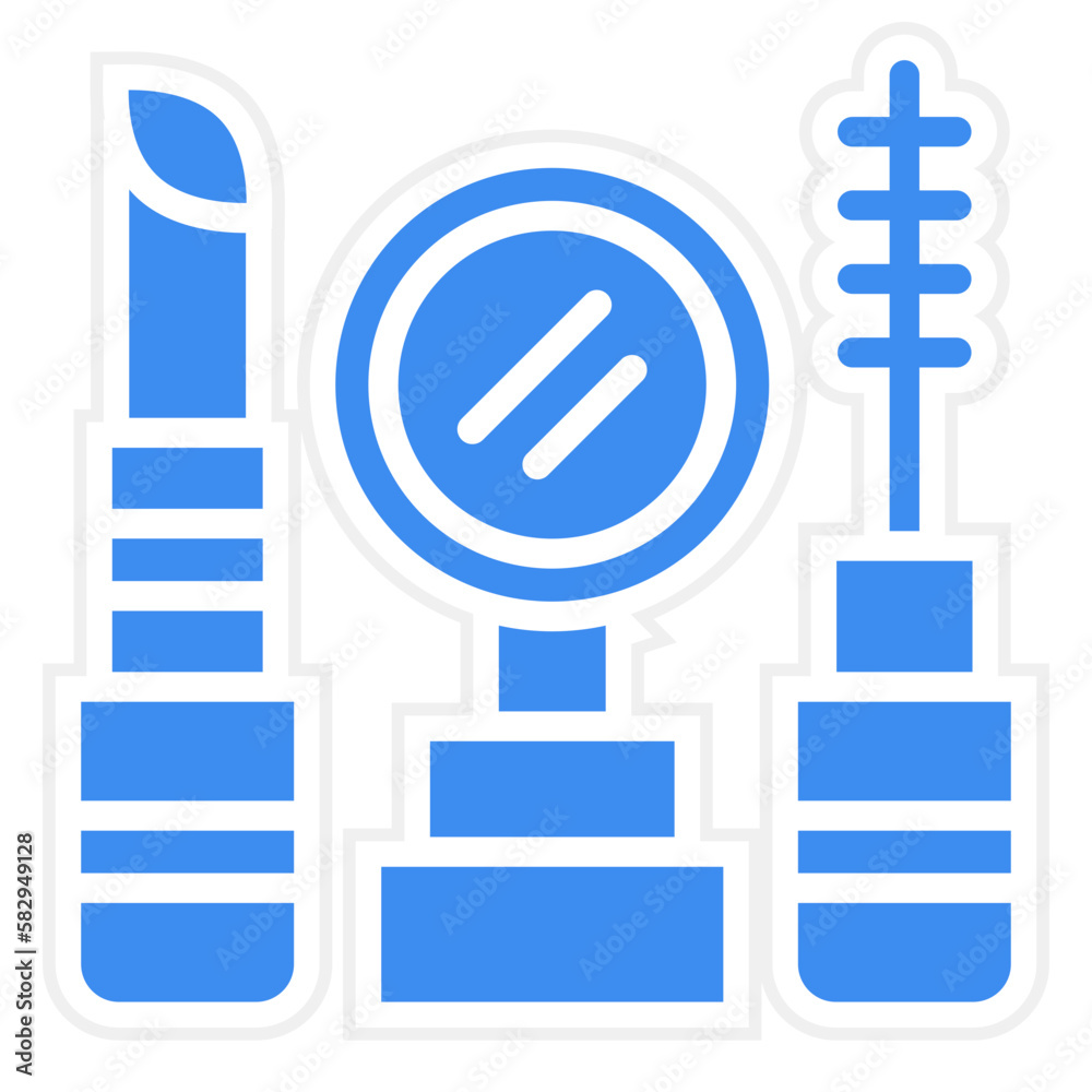 Vector Design Make Up Icon Style Vector Design Make Up Icon Style