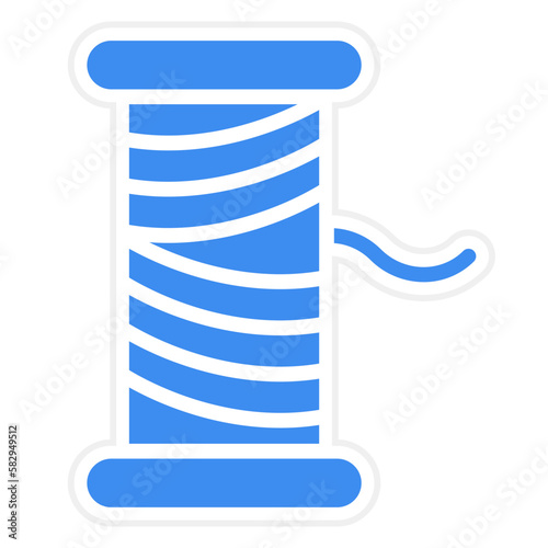 Vector Design Spool Icon Style