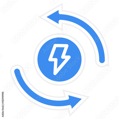 Vector Design Energy Icon Style