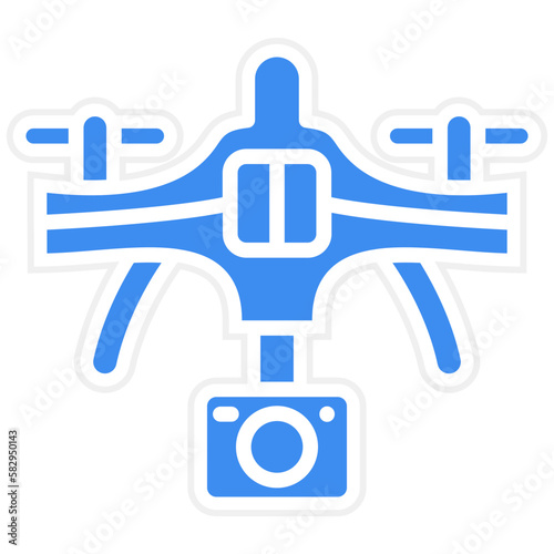 Vector Design Drone Icon Style