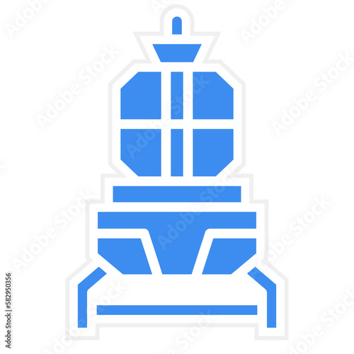 Vector Design Lander Icon Style