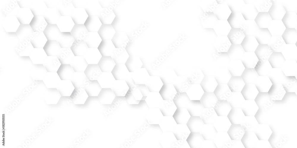 Abstract white background with hexagonal shapes and Surface polygonal pattern with glowing hexagons background. hexagon concept design abstract technology background. Abstract white background with hexagonal shapes and Surface polygonal pattern with glowing hexagons background. hexagon concept design abstract technology background.