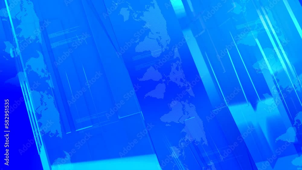 Global earth map rotating digital world breaking news Studio Background for news report and breaking news on world live report. Business
