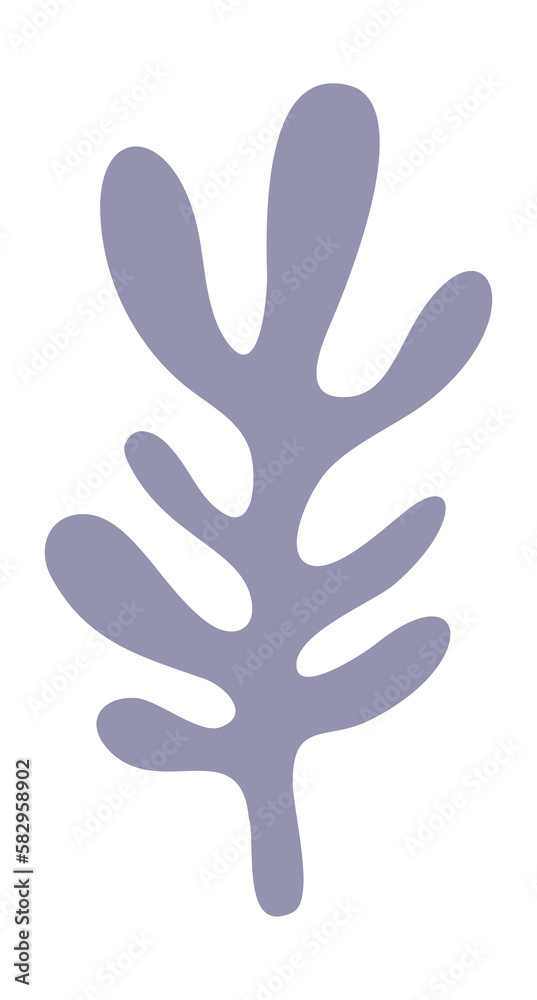 Leaf shape matisse style Leaf shape matisse style