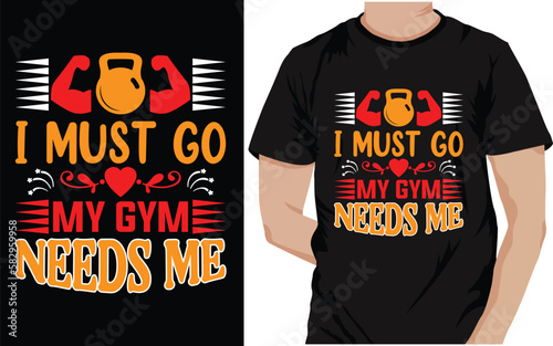 Gym t-shirt design template, gym workout t-shirt, gym t-shirts for ladies, gym logo t-shirt design.