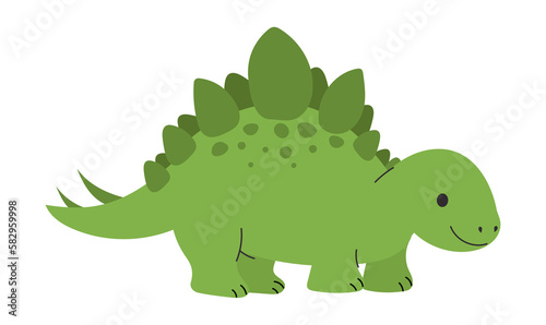 Cute dinosaur vector