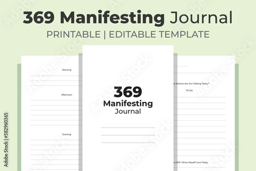 369 Manifesting Journal KDP Interior