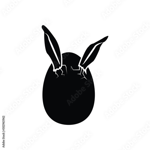 Bunny easter cute egg rabbit hatched icon