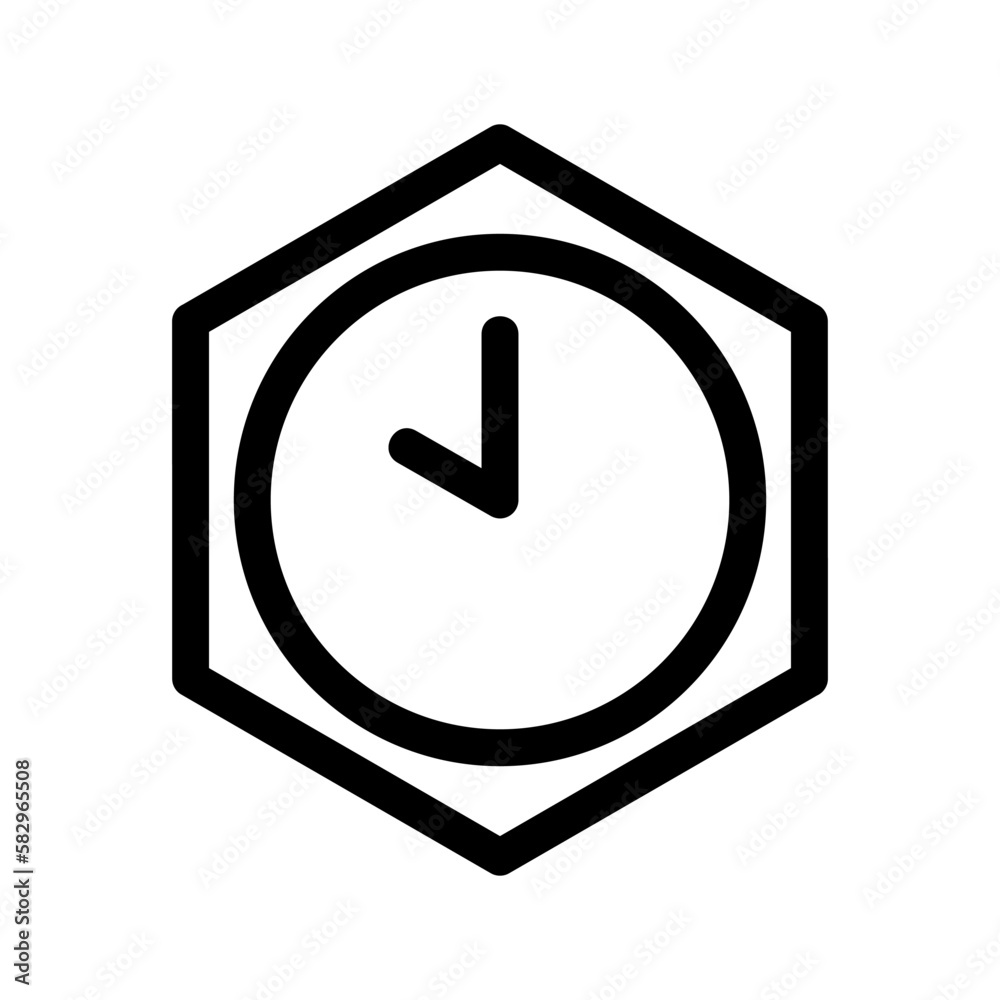 clock icon or logo isolated sign symbol vector illustration - high-quality black style vector icons
