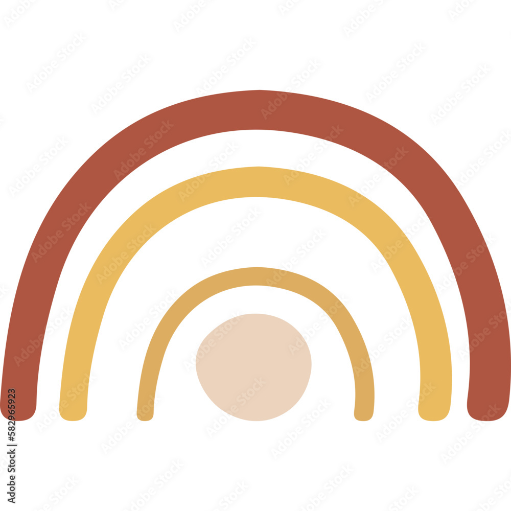 Obraz premium Boho Abstract Shape