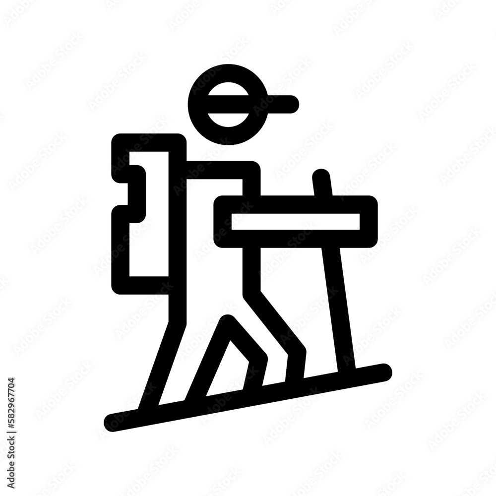hiking icon or logo isolated sign symbol vector illustration - high-quality black style vector icons
hiking icon or logo isolated sign symbol vector illustration - high-quality black style vector icons
