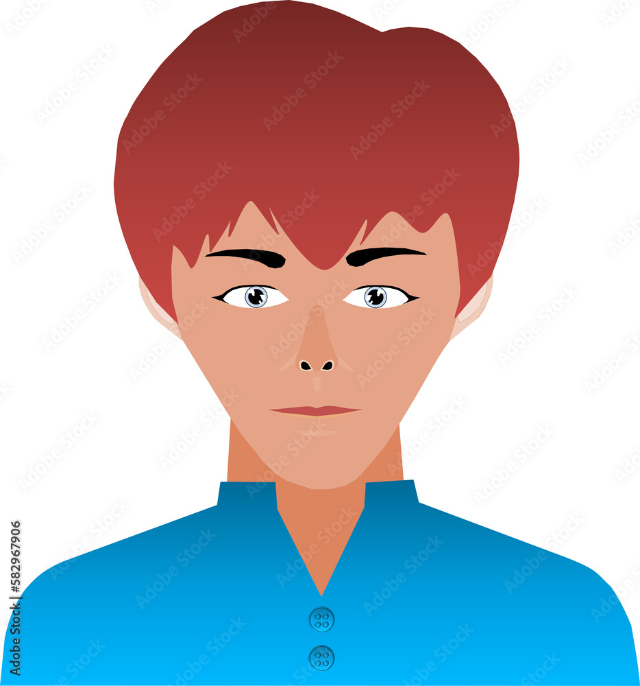 [Male] It is an illustrative image that can be used in various ways in messengers, resumes, and communities.