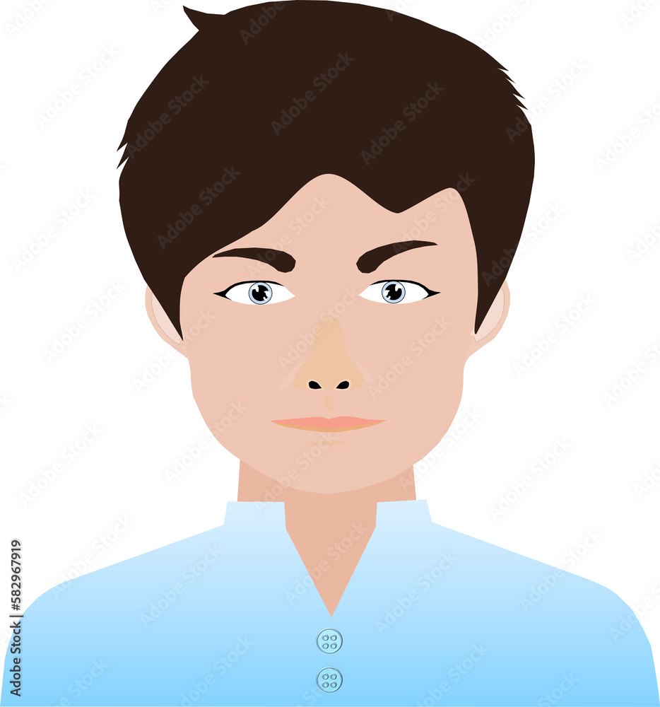 [Male] It is an illustrative image that can be used in various ways in messengers, resumes, and communities.