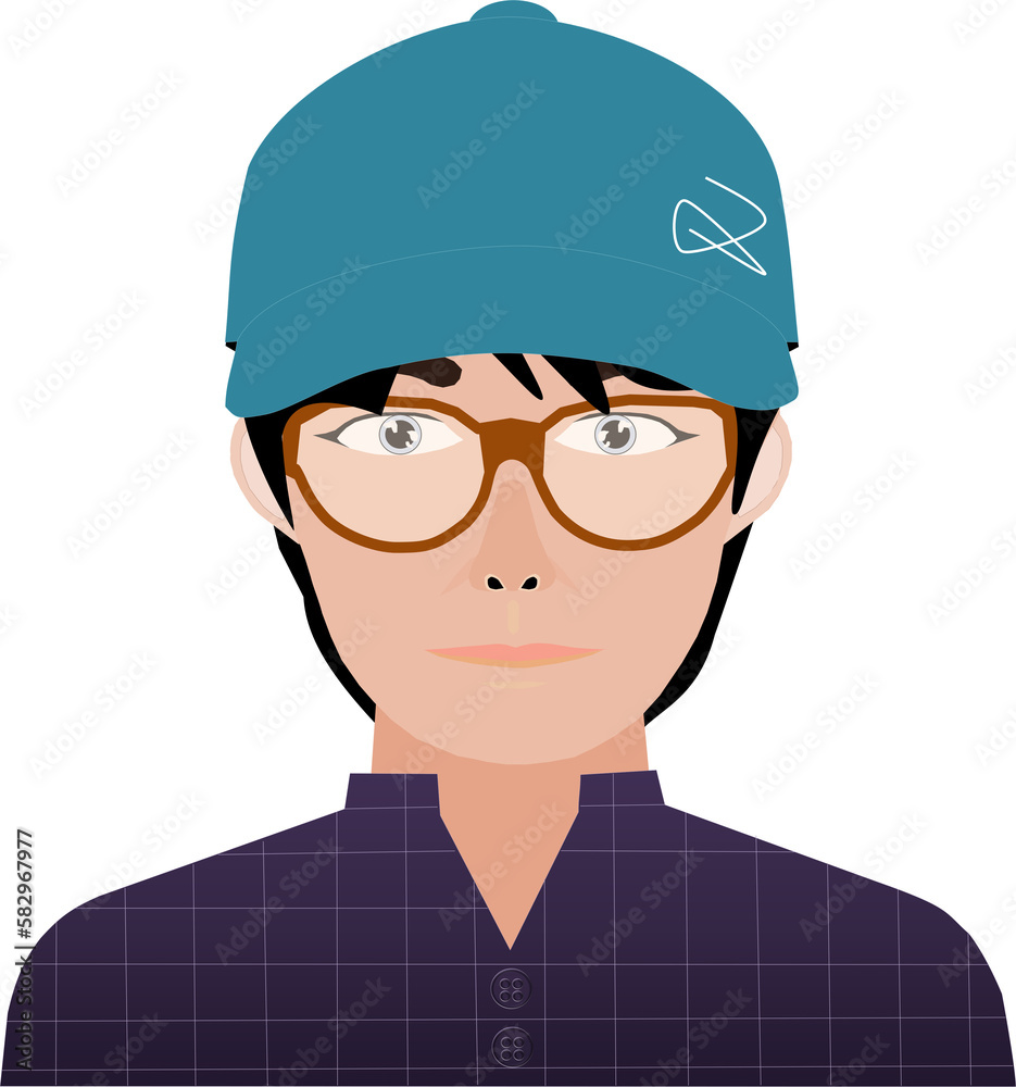 [Male] It is an illustrative image that can be used in various ways in messengers, resumes, and communities.