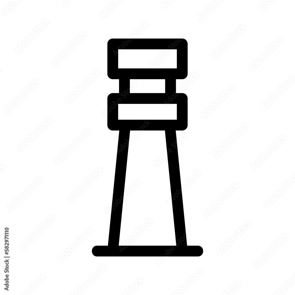 lighthouse icon or logo isolated sign symbol vector illustration - high-quality black style vector icons
