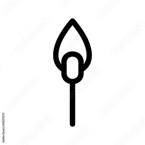 matchstick icon or logo isolated sign symbol vector illustration - high-quality black style vector icons 