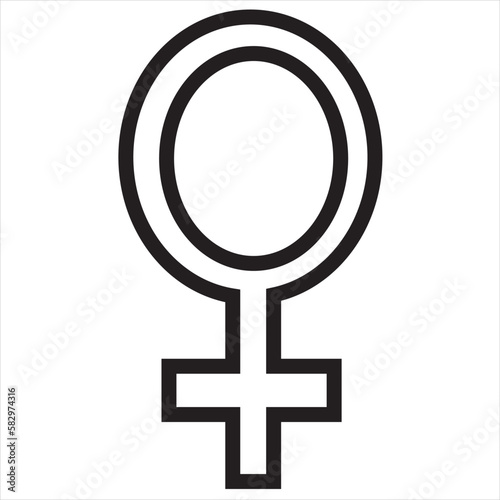 vector, Image of female genital symbol, Black and white color, with transparent background 